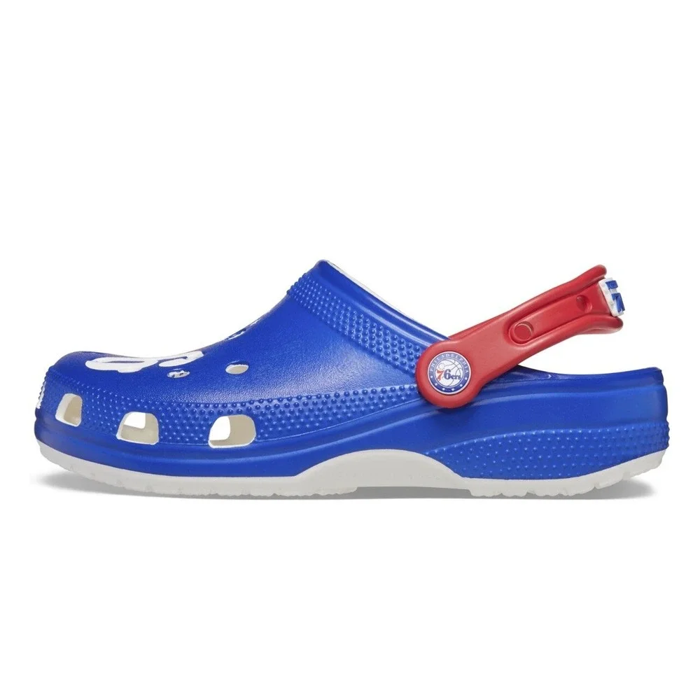 Crocs NBA Philadelphia 76ers Classic Clogs Men's‎ Size 10 (208901-100)